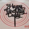 Topper Happy Birthday Daddy