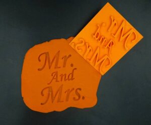 Σφραγίδα Mr And Mrs No2