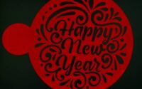 Stencil Happy New Year